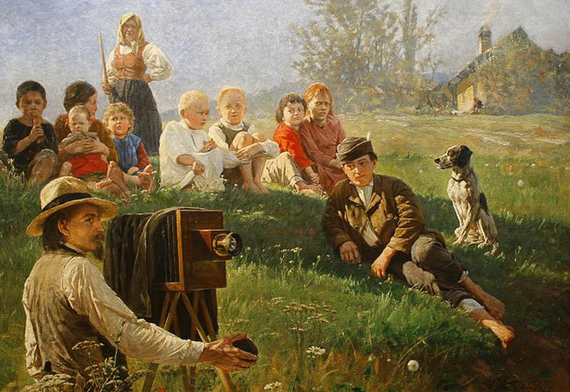 082 Antoni KOZAKIEWICZ(1841-1929)Oblężenie fotografa.jpg